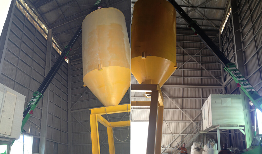 Installation of silos